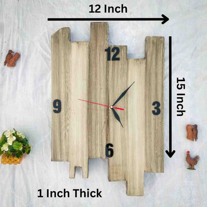 Wooden Oil Painted Clock | Modern Looking Clock