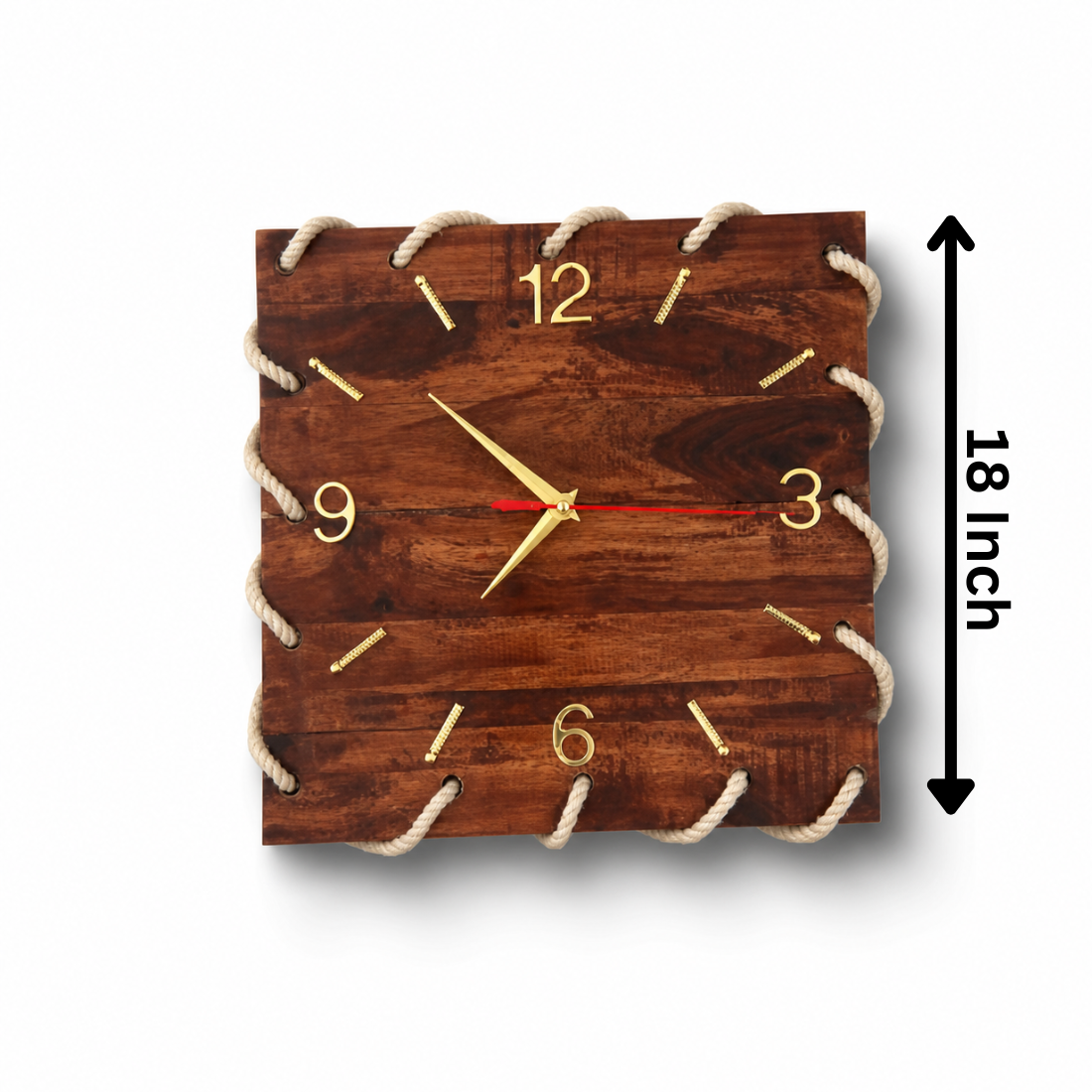 Wooden Rope Clock | For Artistic Look
