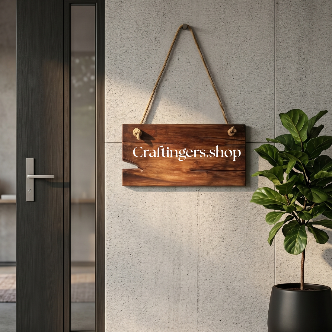 Welcome Sign Board | Wooden Art Piece