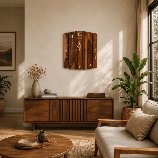 Wooden Bridge Clock | Timeless. Natural. Unique - Handcrafted | Craftingers