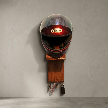 Wooden Helmet Hanger | Matches your Vibe