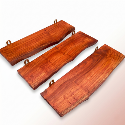 Floating Shelf | Natural Edge | 100% Pure Wood