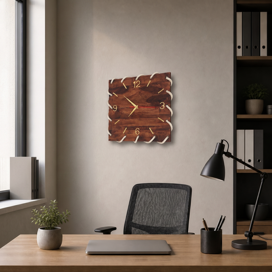 Wooden Rope Clock | For Artistic Look