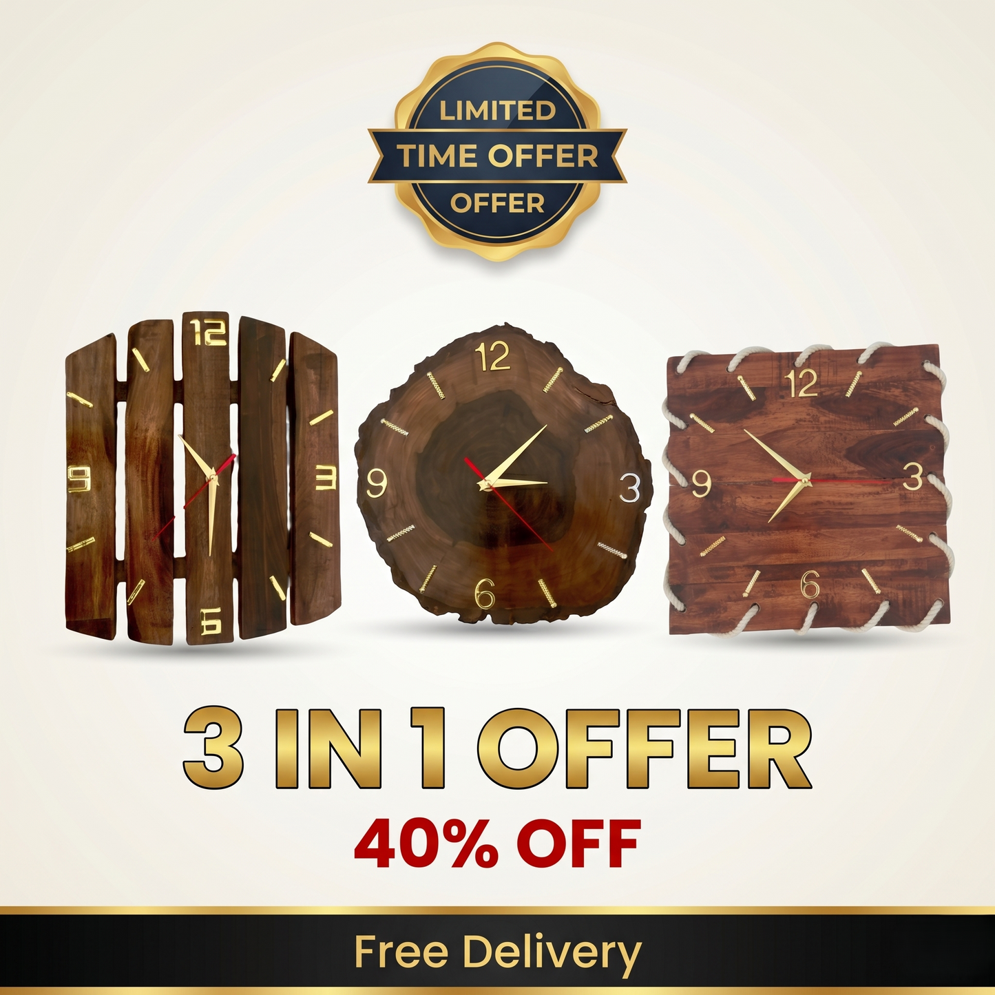 3 IN 1 - All Three Clocks