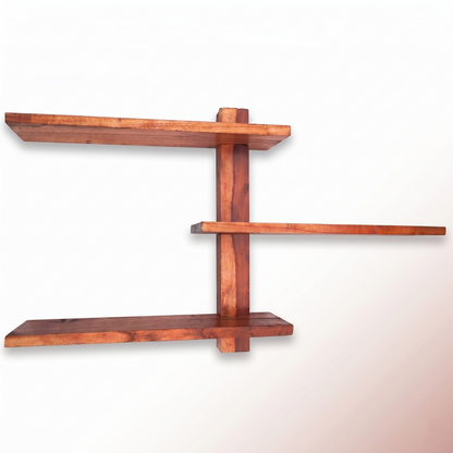 3-Tier Floating Shelf | 100% Pure Wood