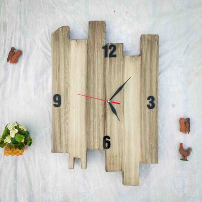 Wooden Oil Painted Clock | Modern Looking Clock