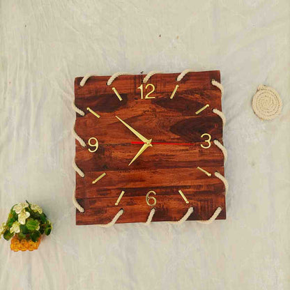 Wooden Rope Clock | For Artistic Look