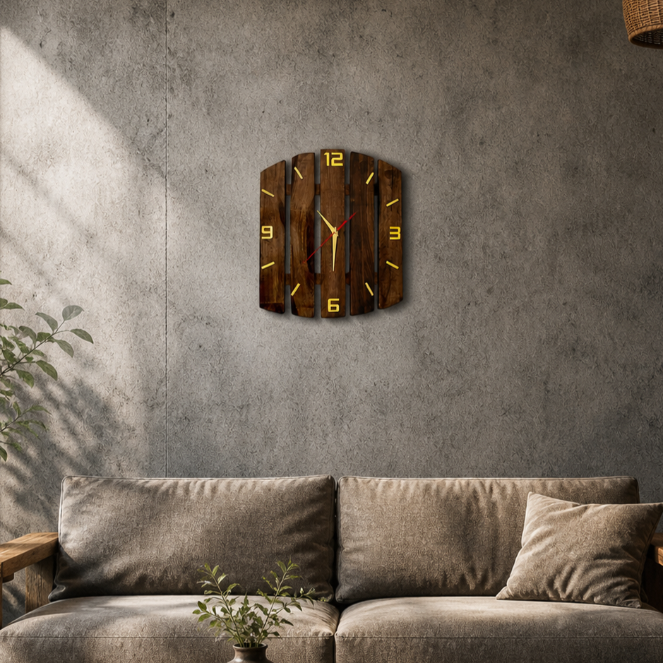 Wooden Bridge Clock | Timeless. Natural. Unique