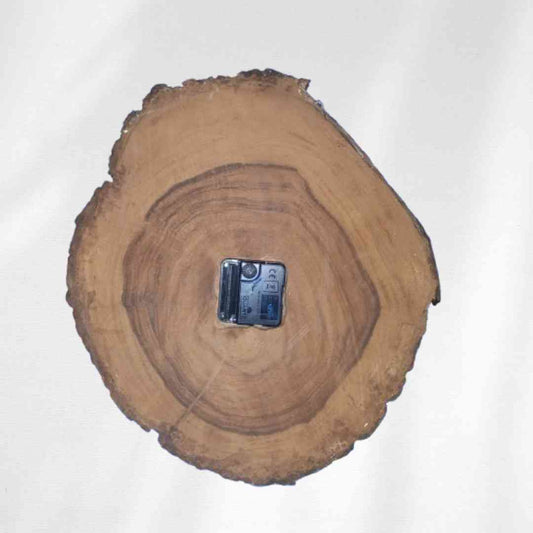 Wooden Log Clock | Made with One Piece