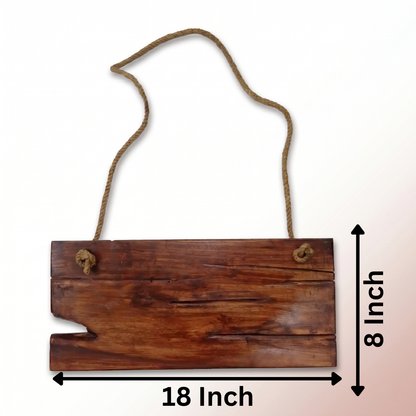 Welcome Sign Board | Wooden Art Piece